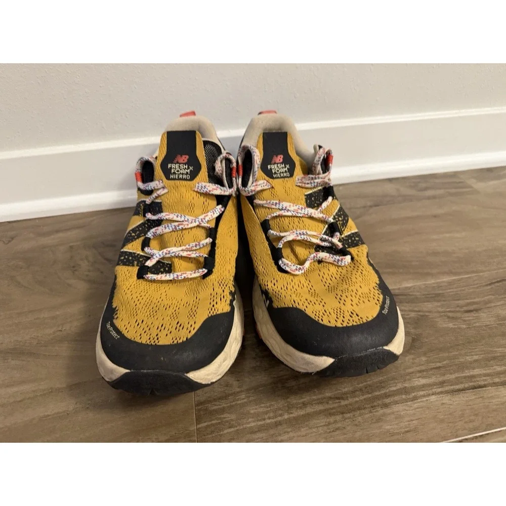 New Balance Fresh Foam X Hierro V5 Shoes Men 14 Varsity Gold Blue MTHIERY5